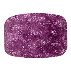 Background Purple Love Mini Square Pill Box by nateshop