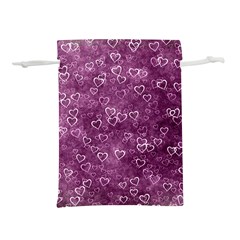 Background Purple Love Lightweight Drawstring Pouch (s) by nateshop