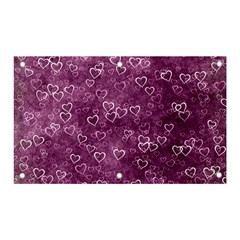 Background Purple Love Banner And Sign 5  X 3 