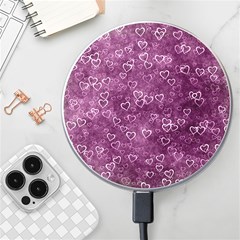 Background Purple Love Wireless Charger by nateshop