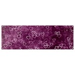 Background Purple Love Banner and Sign 12  x 4  Front