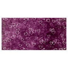 Background Purple Love Banner And Sign 8  X 4  by nateshop