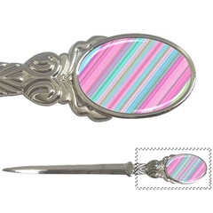 Background-lines Pink Letter Opener by nateshop