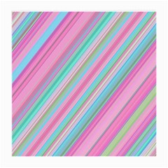 Background-lines Pink Medium Glasses Cloth (2 Sides) by nateshop