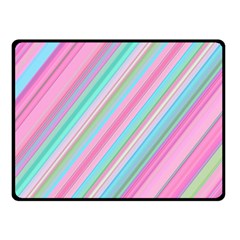 Background-lines Pink Fleece Blanket (small) by nateshop