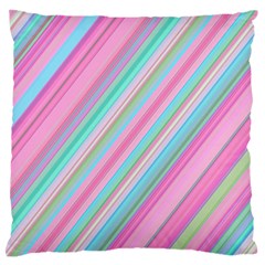 Background-lines Pink Standard Flano Cushion Case (one Side) by nateshop