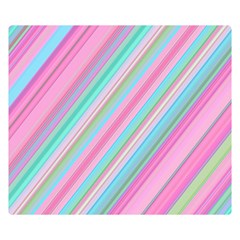 Background-lines Pink Double Sided Flano Blanket (small)  by nateshop