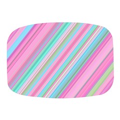 Background-lines Pink Mini Square Pill Box by nateshop