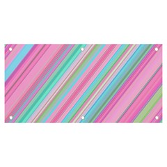 Background-lines Pink Banner And Sign 6  X 3 