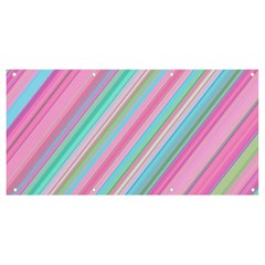 Background-lines Pink Banner And Sign 8  X 4  by nateshop