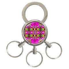 Abstract-karakkter 3-ring Key Chain by nateshop