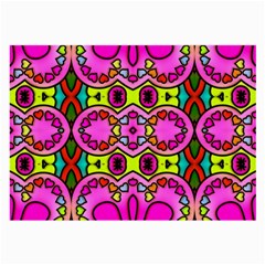 Abstract-karakkter Large Glasses Cloth (2 Sides) by nateshop