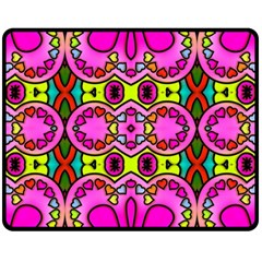 Abstract-karakkter Fleece Blanket (medium)  by nateshop