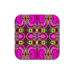 Abstract-karakkter Rubber Coaster (square) by nateshop