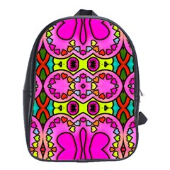 Abstract-karakkter School Bag (xl) by nateshop