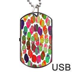 Watermelon Dog Tag Usb Flash (two Sides) by nateshop