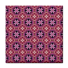 Abstract-background-motif Tile Coaster by nateshop