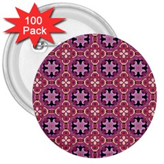 Abstract-background-motif 3  Buttons (100 Pack)  by nateshop