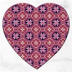 Abstract-background-motif Jigsaw Puzzle (Heart) Front