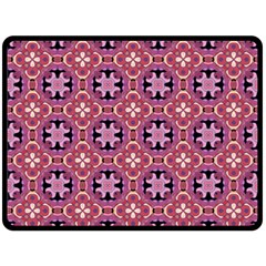 Abstract-background-motif Fleece Blanket (large) 