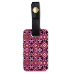 Abstract-background-motif Luggage Tag (one Side) by nateshop