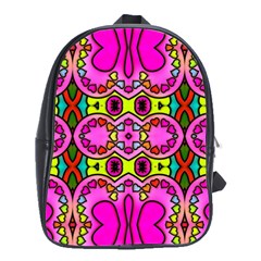 Abstract-karakkter School Bag (large)