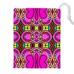 Abstract-karakkter Drawstring Pouch (4xl) by nateshop