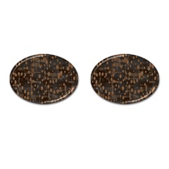 Abstract Dots Cufflinks (oval) by nateshop