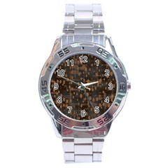 Abstract Dots Stainless Steel Analogue Watch by nateshop