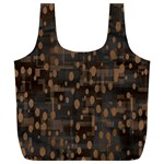 Abstract Dots Full Print Recycle Bag (XL) Front