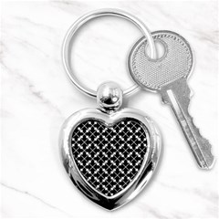 Abstract-black Key Chain (heart) by nateshop