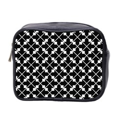 Abstract-black Mini Toiletries Bag (two Sides) by nateshop