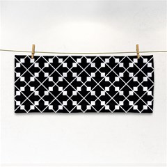 Abstract-black Hand Towel by nateshop