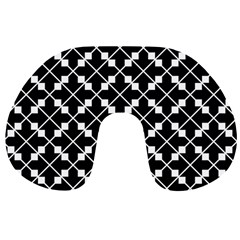 Abstract-black Travel Neck Pillow