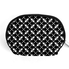 Abstract-black Accessory Pouch (medium) by nateshop