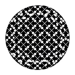 Abstract-black Ornament (round Filigree)