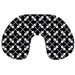 Abstract-black Travel Neck Pillow Front