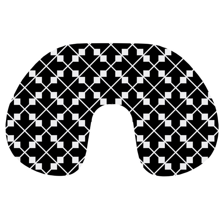 Abstract-black Travel Neck Pillow