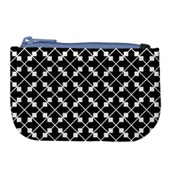 Abstract-black Large Coin Purse