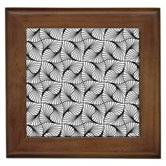 Abstract-gray Framed Tile by nateshop