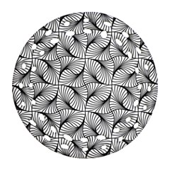 Abstract-gray Ornament (round Filigree) by nateshop