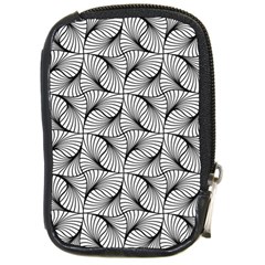 Abstract-gray Compact Camera Leather Case by nateshop