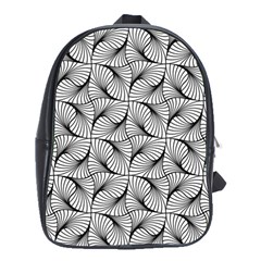 Abstract-gray School Bag (large)