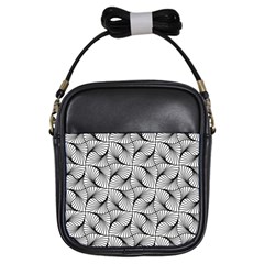 Abstract-gray Girls Sling Bag