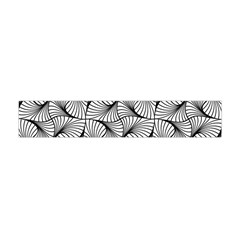 Abstract-gray Flano Scarf (mini)