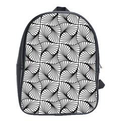 Abstract-gray School Bag (xl) by nateshop