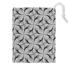 Abstract-gray Drawstring Pouch (5xl) by nateshop