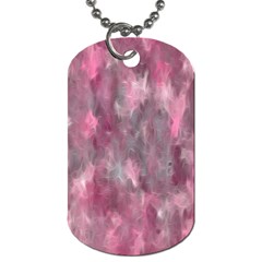 Abstract-pink Dog Tag (one Side) by nateshop