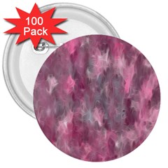 Abstract-pink 3  Buttons (100 Pack)  by nateshop