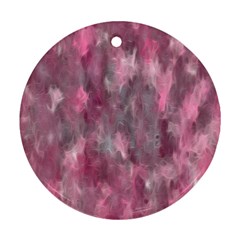 Abstract-pink Round Ornament (two Sides) by nateshop